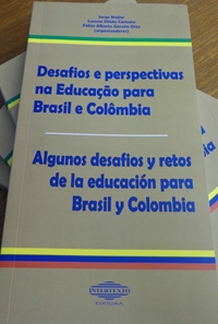 Capa do livro Desafios e Perspectivas na Educação para Brasil e Colômbia