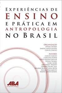 Capa do livro Experiência de Ensino e Prática em Antropologia no Brasil